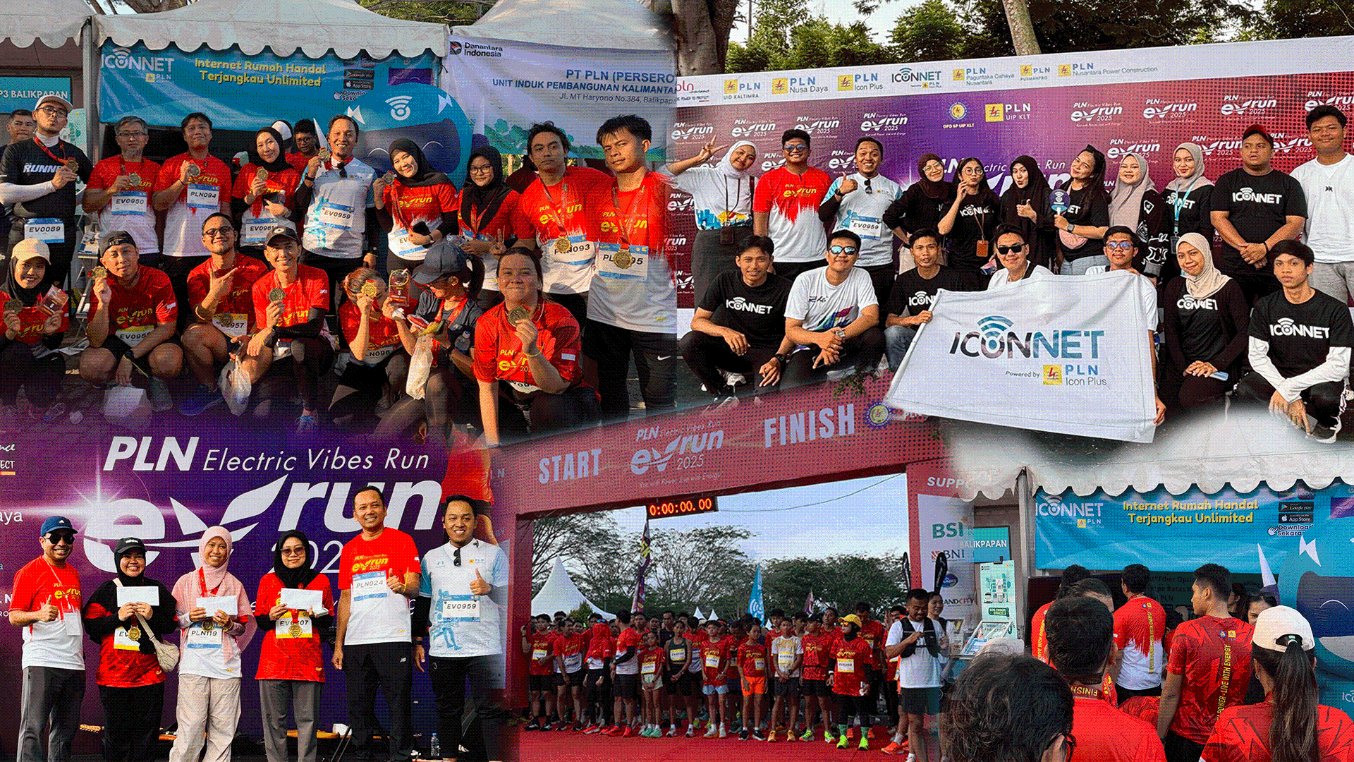ICONNET Hadirkan One Day Service di EV Run 2025 Balikpapan